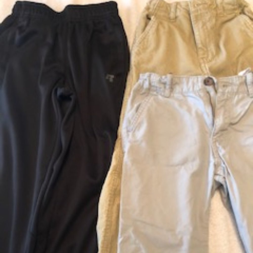 Boys Casual Pants Size 6 (3 pairs)